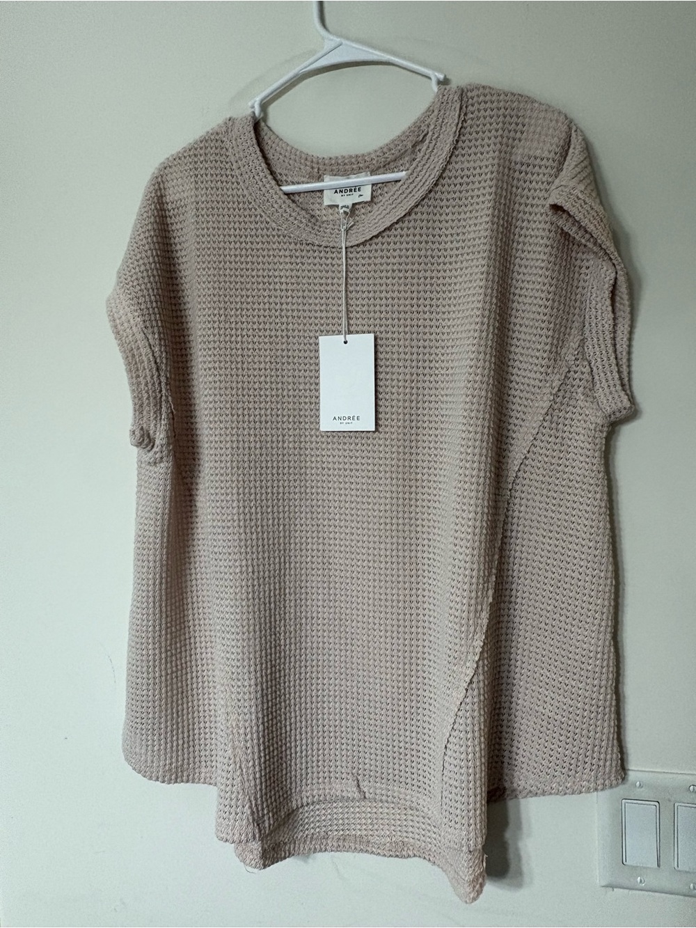 NWT Andrée By Unit Oatmeal Oversized Knitted Top